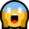 Face Screaming in Fear emoji on Microsoft